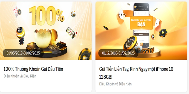 Tham gia khuyến mãi 188BET cho lần gửi đầu tiên